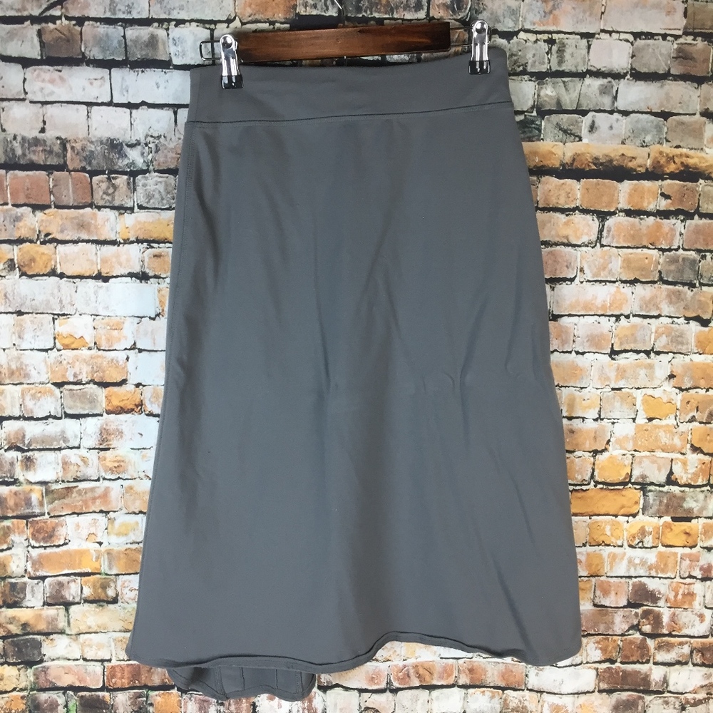 Athleta Gray Maxi Skirt - Picture 2 of 4